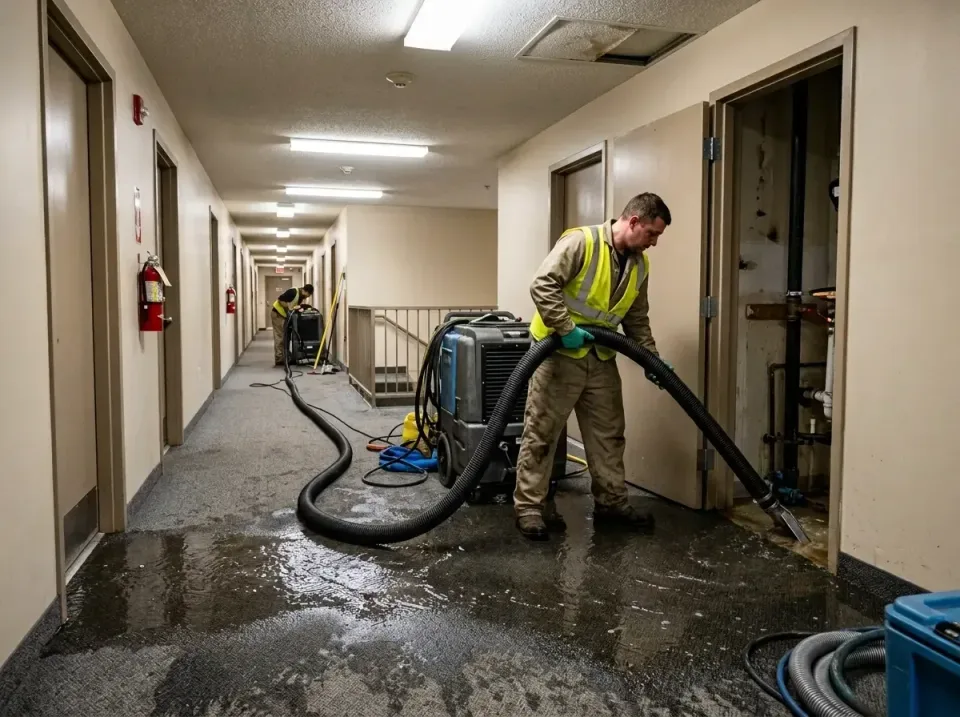 multi-unit-apartment-hallway-f-005 — frequently asked questions, Emergency Burst Pipe Water Extraction & Removal in Cochran,…
